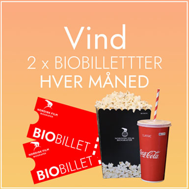 Vind 2 x fribilletter til Nordisk Film Biografer i Sillebroen (Juli)
